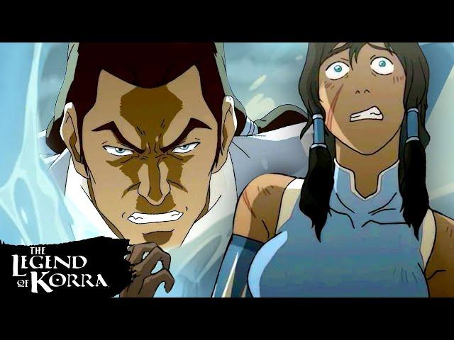 Korra vs. Tarrlok 🩸 Full Scene | The Legend of Korra