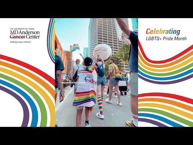 MD Anderson in the Houston Pride LGBTQ+ Parade 2023