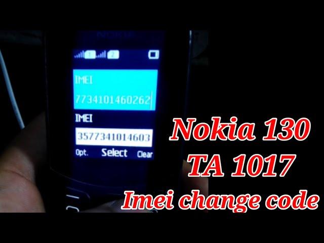 Nokia 130 TA 1017 2023 All China mobile imei change. Mobile solutions Teach Everything Nokia 130