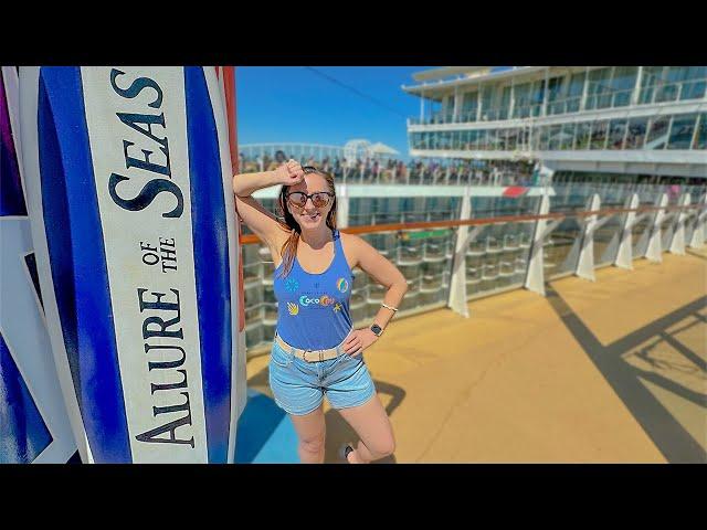 Boarding Allure of the Seas AGAIN