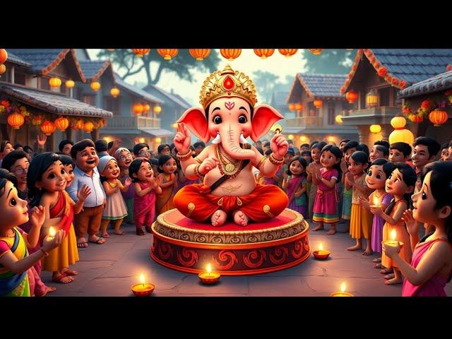 Ganpati Bappa Morya | गणपति बाप्पा मोरया, मंगलमूर्ति मोरया #ganesh #hindi #story