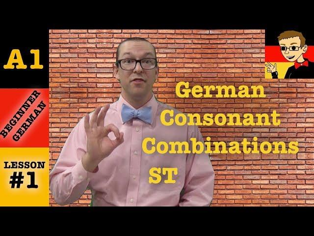 German Consonant Combinations - Beginner German with Herr Antrim Lesson #1.3