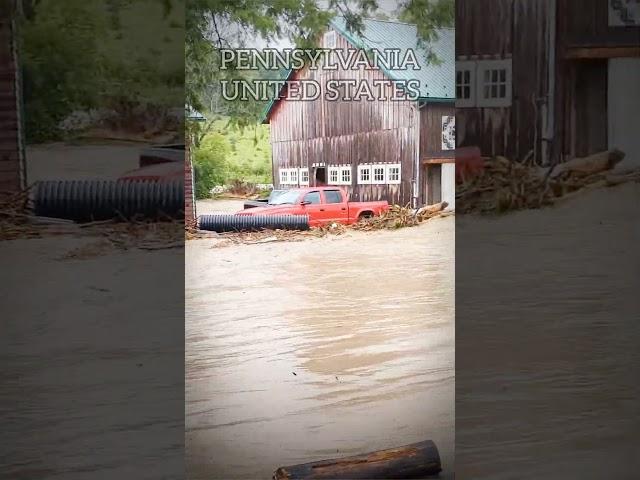 SEVERE FLOODING IN WESTFIELD, PENNSYLVANIA, AUGUST 9, 2024