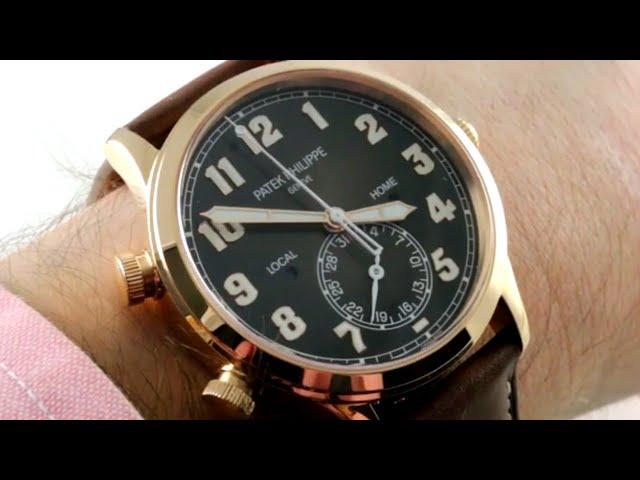 Patek Philippe Calatrava Pilot Travel Time 5524R-001 –Hands-On Rose Gold Review & Feature Overview