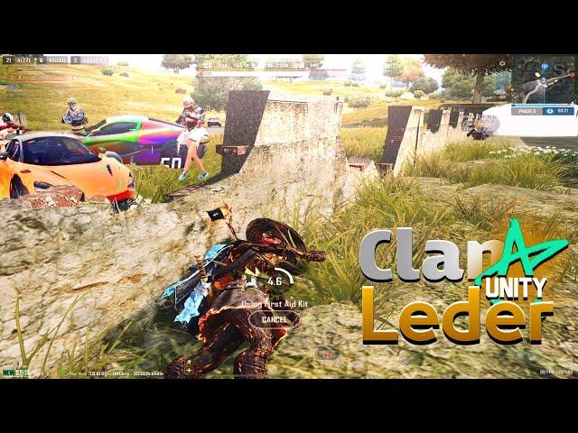 With Unity Clan Leder  gameplay full stresses But we win 🫶 PUBG NEW STATA MOBILE