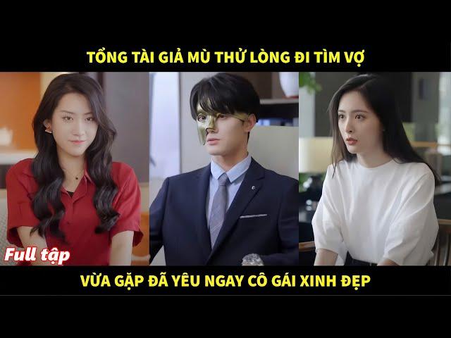 Tổng Tài giả mù thử lòng đi tìm vợ, vừa gặp đã yêu ngay cô gái xinh đẹp muốn kết hôn cùng anh