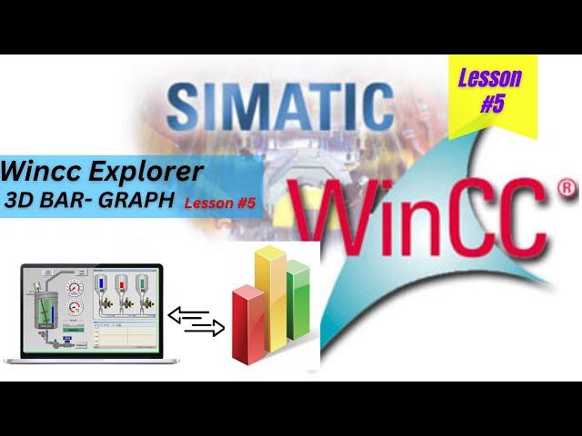 WINCC Explorer SCADA Training Session || How to use 3D Bar Graph || Tutorial no. 5