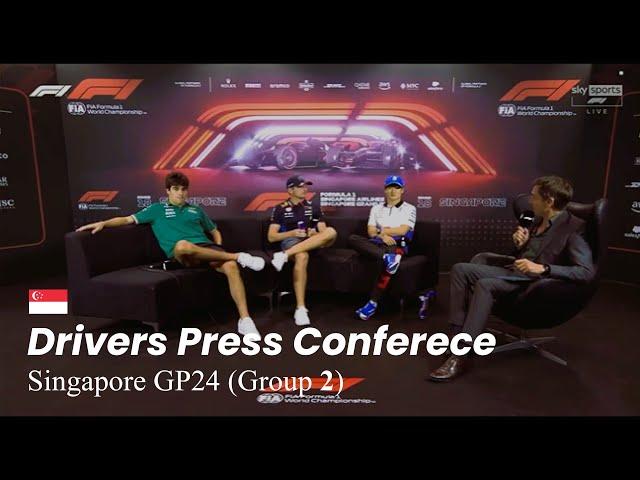 F1 Drivers Press Conference Group 2 - SingaporeGP 2024