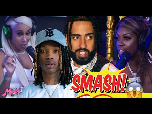 Female rappers talk smashin King Von & French Montana  