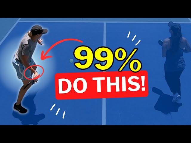 Why 99% of Pickleball Pros swing this way…(Full breakdown included)