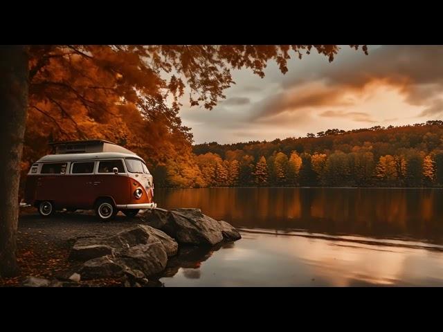 Chill music - Vanlife  by the lake. Relaxing music, Bossa Nova, Piano Guitar Violin Harp, Campervan,