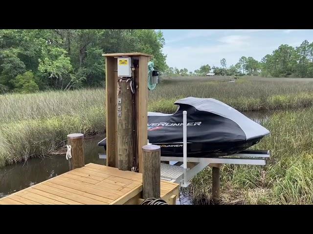 SOLAR POWER JET SKI LIFT