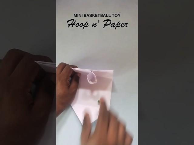 Mini Basketball Hoop with Paper – Fun DIY Craft!