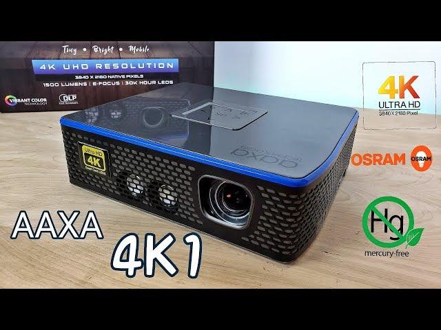 Aaxa 4K1 - World's Smallest and Most Affordable [4K UHD] Projector!