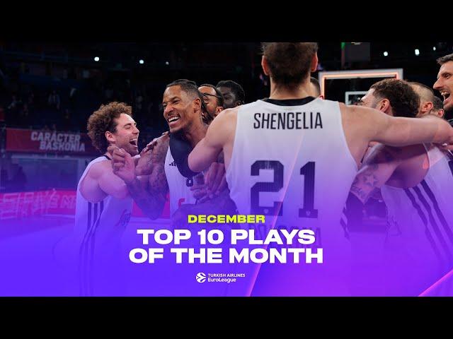 Top 10 Plays | December | 2024-25 Turkish Airlines EuroLeague