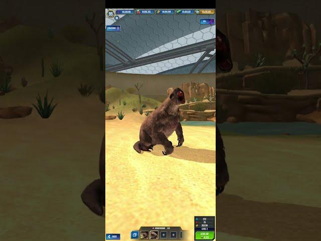 GIANT SLOTH | WAKING UP in Jurassic World The Game