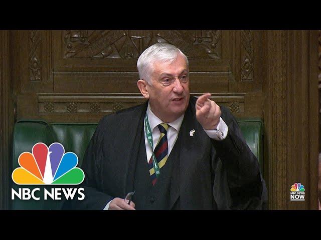 ‘Either Shut Up Or Get Out!’: Speaker Loses Cool as Boris Johnson Heckled in U.K. Parliament