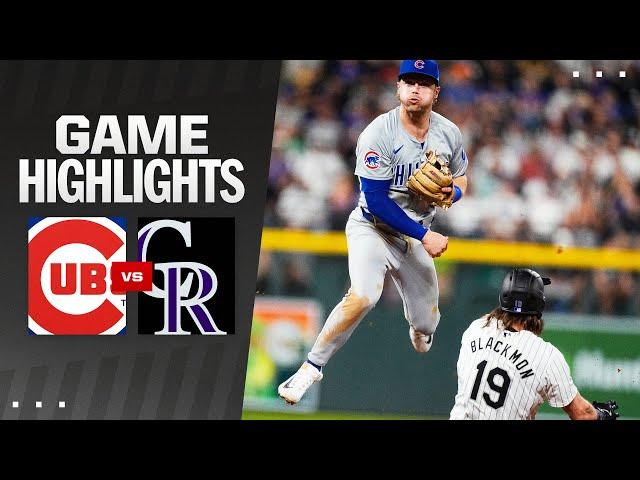 Cubs vs. Rockies Game Highlights (9/13/24) | MLB Highlights