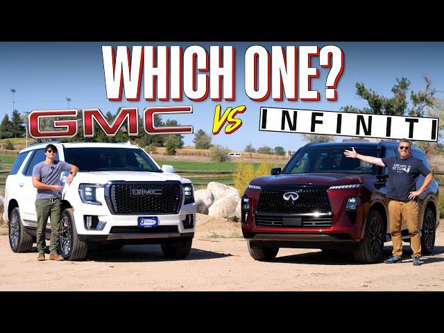 2025 Infiniti QX80 vs GMC Yukon Denali COMPARED: Which Is the BEST Luxury SUV?