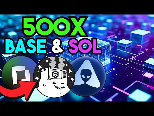 Top 10 Base Chain & Solana Crypto Altcoins To Explode 500X In 2025 Bull Run (NEW AI AGENT PROJECT!)