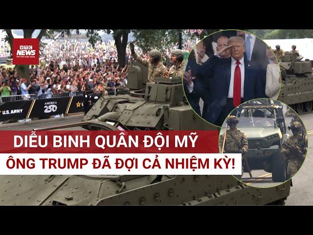 Hoành tráng lễ duyệt binh lớn nhất của Mỹ trong nhiều năm qua với 6000 binh sĩ và vũ khí | VTC News