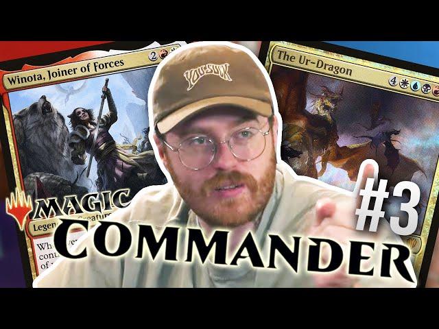 Sl-Ur Dragon vs Locust God vs WINota vs Pools Closed | Mulligan's Episode 3 | MTG Commander Gameplay