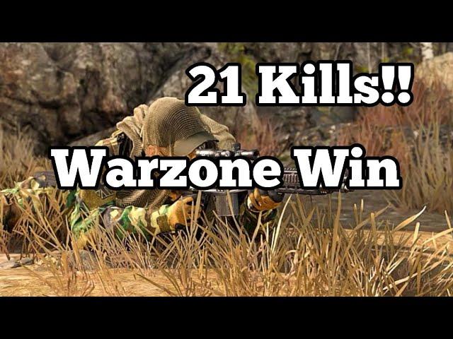 21 Kill Solo Warzone Win