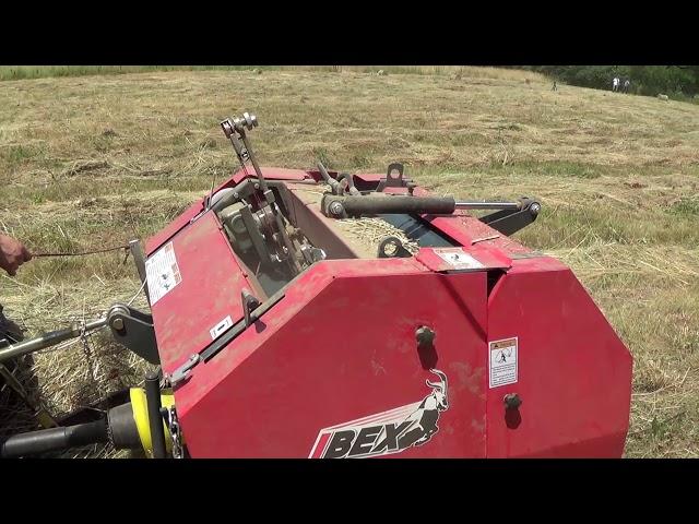 Ibex mini round twine baler