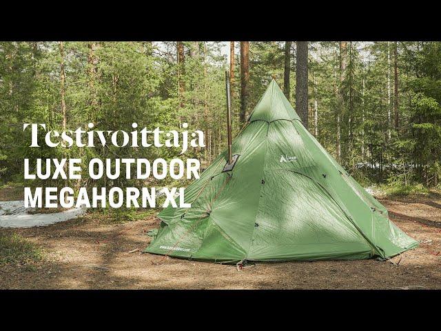 Kotamajoitteiden kuningas – Testivoittaja Luxe Outdoor Megahorn XL