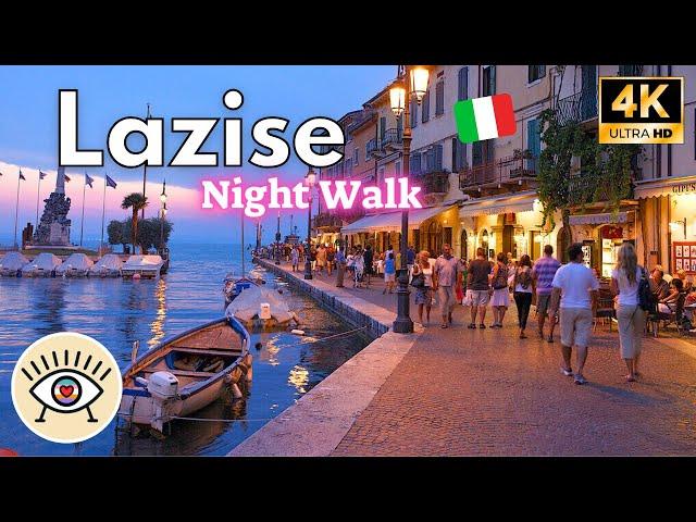 Magical Nights in Lazise, ​​Italy 4k UHD 60 fps  Discover the Charm of Lake Garda