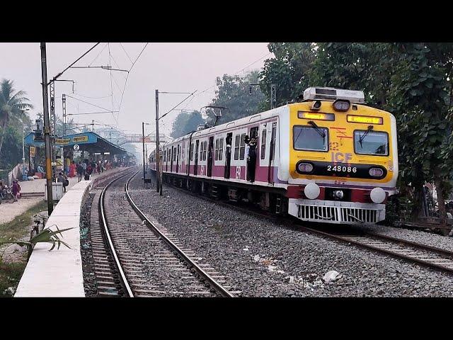 Best Scenario Sealdah - Bongaon ICE Medha Local Passing Famous ঠাকুরনগর Station