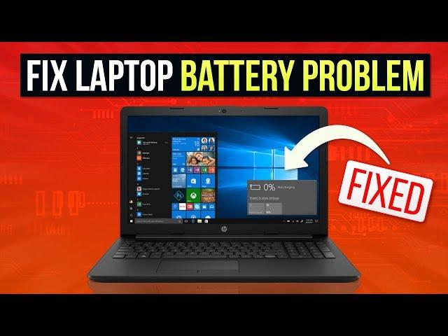 7 Ways to Fix Laptop Battery Not Charging 2023 | Laptop Battery Plugged in not Charging Solved!!!