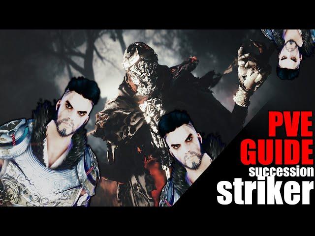 Black Desert  Striker Succession PvE guide! Ash Forest main build!
