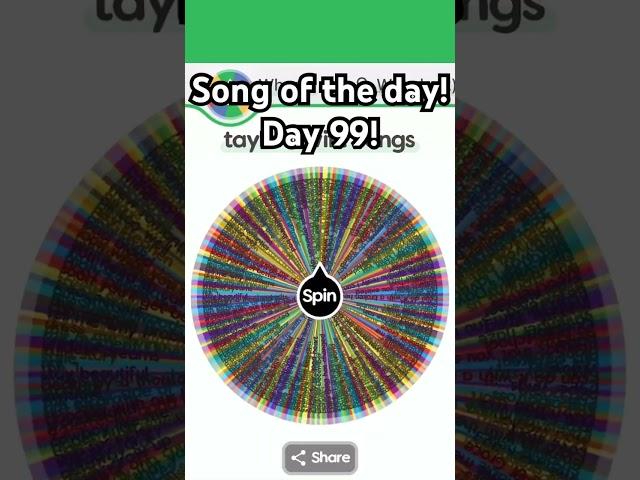 Song of the day! Day 99! Nov/29th! #taylorswift #swifties #shorts #songs #music