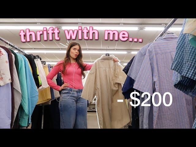 COME THRIFT WITH ME + try on haul 