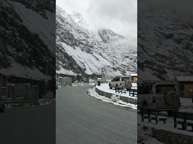 Tourists visiting Hunza during winter | first snowfall of the season