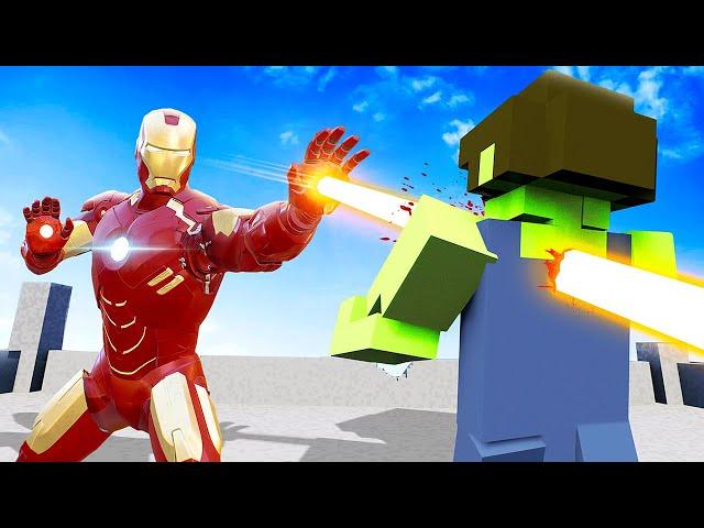 Zombie Survival as Iron Man - Teardown Mods Gameplay