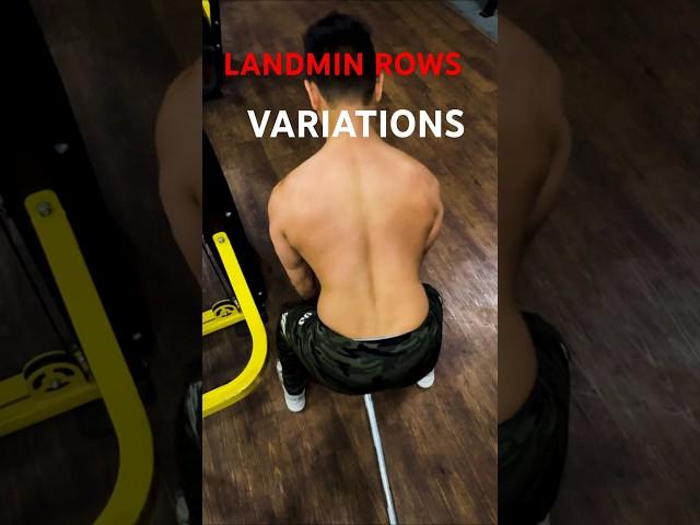 Landmine Row Variations (KNOW )THE DIFFERENCE