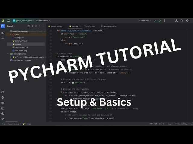 Pycharm Tutorial #1 - Setup & Basics