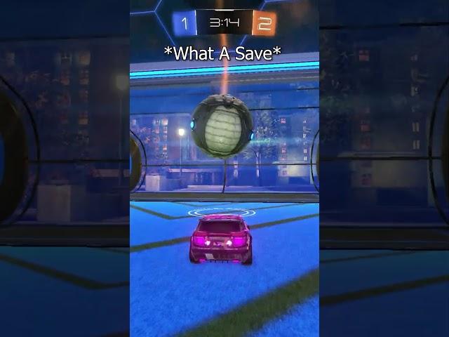 Rocket League Save #rlsaves #rocketleagueshorts #whatasave