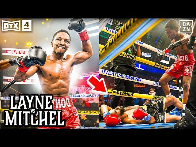 FIRST ROUND KO  Donte Layne vs Nathan Mitchel FULL FIGHT | OTX 4