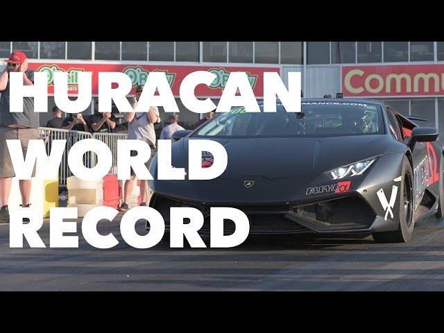 Alpha Omega: WORLD'S QUICKEST HURACAN 7.40 @189MPH