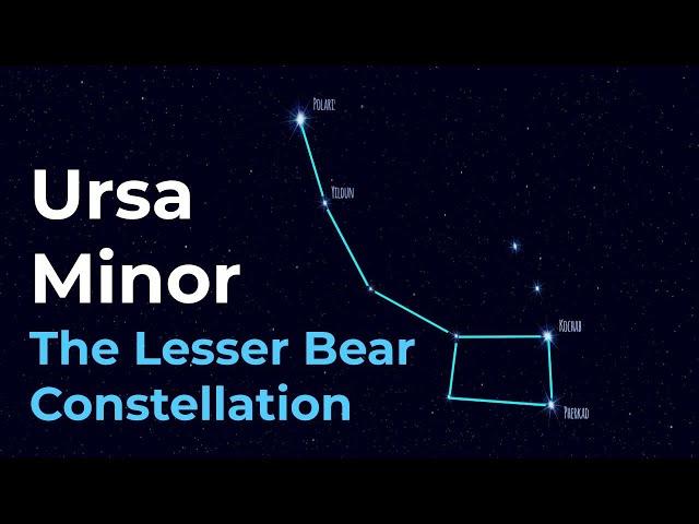 How to Find Ursa Minor the Little Bear Constellation (Little Dipper)