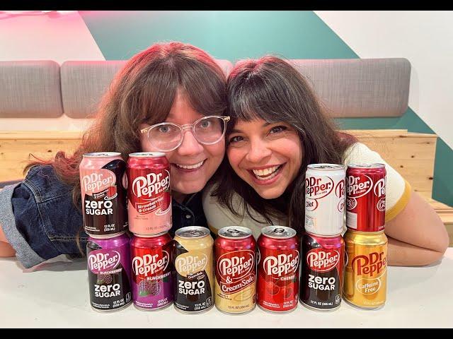 Ultimate Dr Pepper Flavors Ranking! (Unedited Taste Test!)