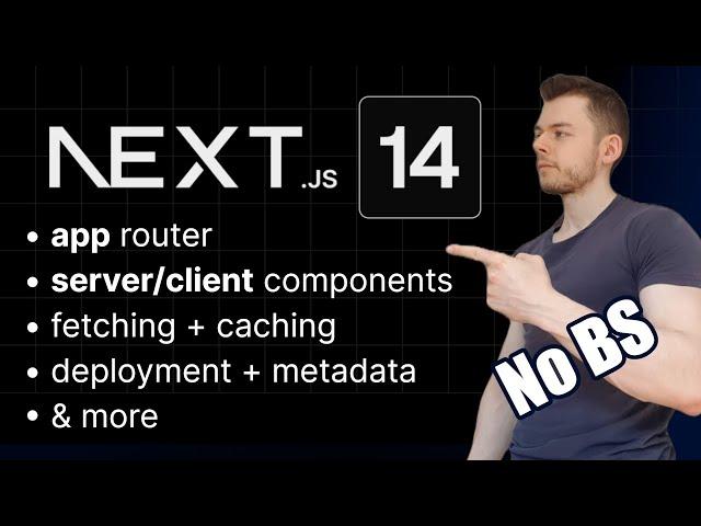 The Most Efficient Next.JS 14 Beginner Tutorial (TypeScript, App Router, React Server Components)