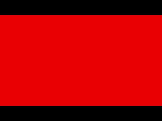 12 Hours of Red Screen with Heavy Rain Sounds - ASMR