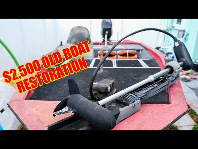 $2,500 Old Bass Boat Restoration Start to Finish