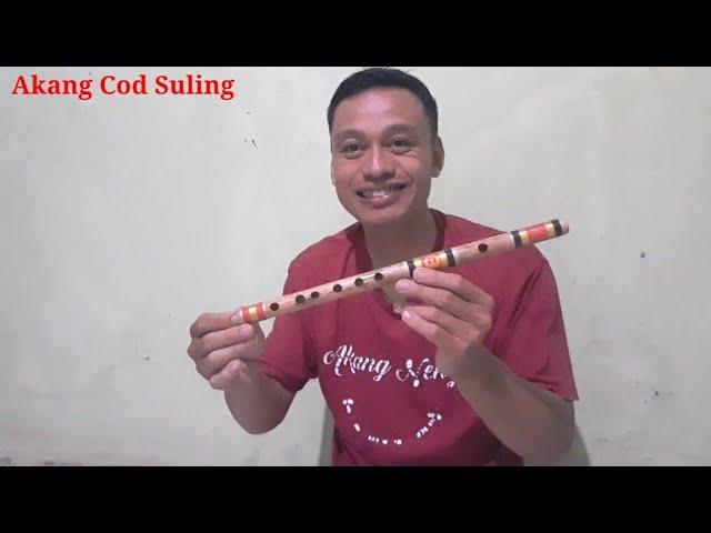 Contoh Suara Suling bambu C kecil buatan Akang cod suling