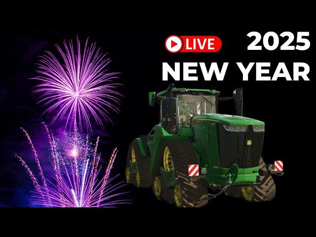 LIVE: NEW YEARS CELEBRATION PLUS FARM EXPANSION!! | Farming Simulator 25 Riverbend Episode 25