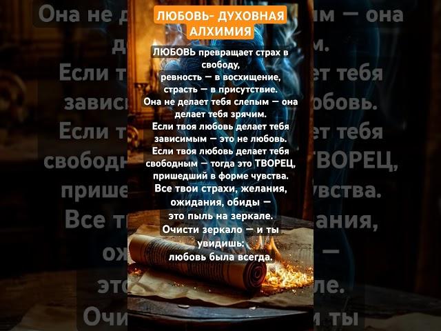 АЛХИМИЯ ЛЮБВИ#просветление #любовь #вселенная #осознанность #гармония #мудрость #исцеление #топ